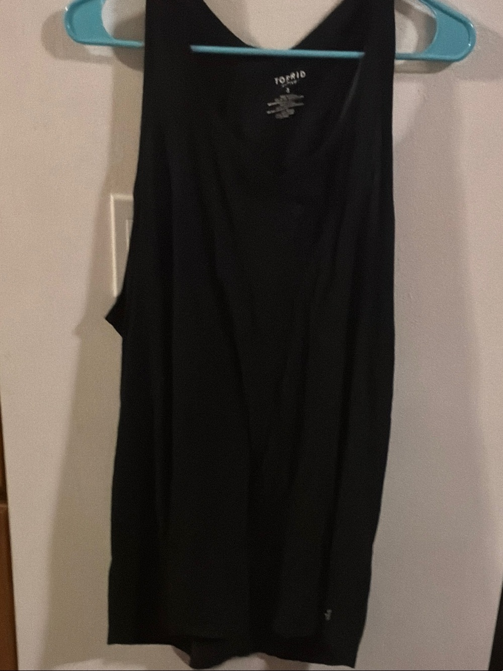 torrid Black Scoop Neck Tank